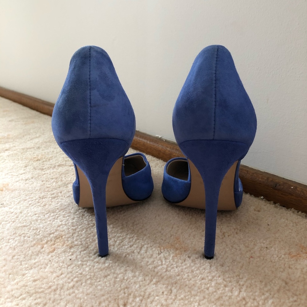Zara cobalt blue suede pumps, size 38 - Picture 4 of 4